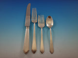 William and Mary by Lunt Sterling Silver Flatware Set Service 34 pieces