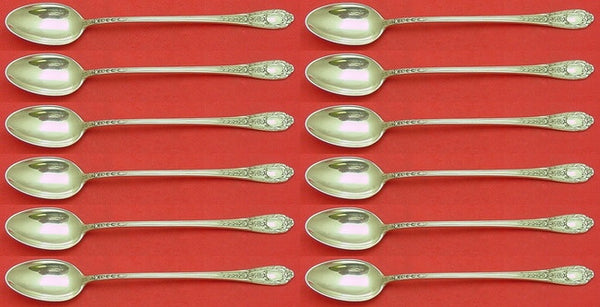 Fontaine by International Sterling Silver Iced Tea Spoon Set 12 pieces 7 3/8"
