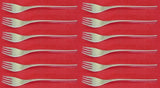 Vision by International Sterling Silver Regular Fork Set of 12 pcs 7 3/8"