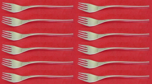 Vision by International Sterling Silver Regular Fork Set of 12 pcs 7 3/8"