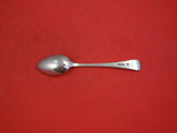 English Victorian Sterling Silver Coffee Spoon w/ Engraved Border by John Round