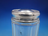 Foster & Bailey Sterling Silver and Glass Dresser Jar #1779 Dented Chip (#6636)