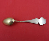 Sunny South by Shiebler Sterling Souvenir Spoon GW "92' St Augustine FLA" 3 1/4"