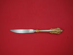 Grande Baroque Gold Accents by Wallace Sterling Silver Steak Knife Original 9"