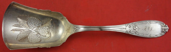 Albert Coles Sterling Silver Fruit Scoop with Strawberries in Bowl 8 5/8"