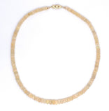 67 Carat Strand Genuine Natural Opal Beads 17" Long 14k Gold Clasp (#J6584)