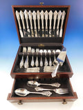Grande Baroque by Wallace Sterling Silver Flatware Set 12 Service 76 pcs Dinner