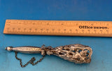 Silver Tussie Mussie Posey Posy Holder with Birds Lily of the Valley (#J1327)