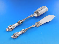 Old Orange Blossom by Alvin Sterling Silver Flatware Set 8 Service 114 pc Dinner