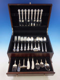 Princess Elizabeth by National Sterling Silver Flatware Set 8 Service 62 Pieces