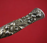 Flora by Shiebler Sterling Silver Pie Server AS Fluted with Orange Blossom Motif