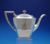 Fairfax by Durgin-Gorham Sterling Silver Tea Set 5-Piece #4 Monogrammed (#4407)