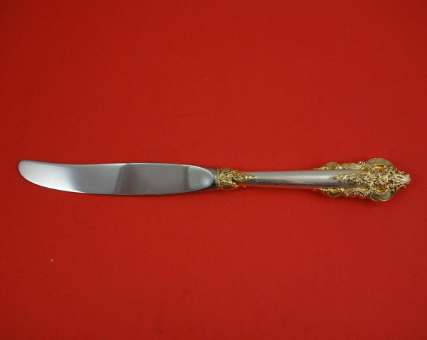 Grande Baroque Gold Accents by Wallace Sterling Silver Dinner Knife 9 5/8"