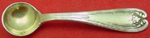 Colonial by Tiffany and Co Sterling Silver Salt Spoon Gold Washed 2 1/4"