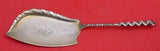 Square Twist #5 by Whiting Sterling Silver Ice Cream Server Gold Washed 10 1/2"
