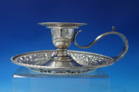 Gorham Silverplate Chamber Stick #D160 Repousse Pattern No Snuffer (#5972)