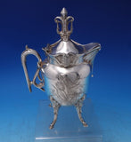 Wilcox Co Silverplate Demitasse Pot with Birds and Flowers 8 1/4" Tall (#7111)