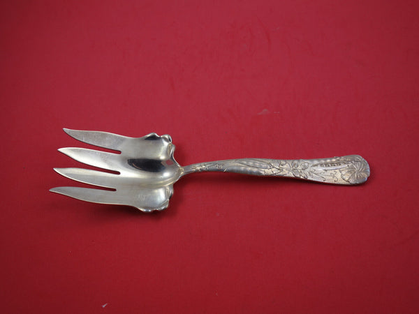 Vine by Tiffany Sterling Silver Fish Serving Fork Peapod Motif IN TIFFANY BOOK