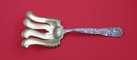 Vine by Tiffany Sterling Silver Asparagus Serving Fork GW w/ grapevine 9 3/4"