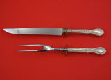 American Beauty by Manchester Sterling Silver Steak Carving Set 2-pc knife 10"