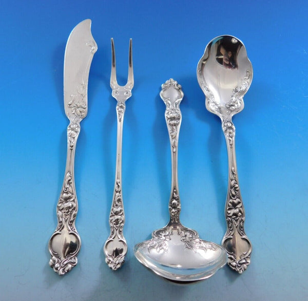 Violet by Wallace Sterling Silver Essential Serving Set Small 4-piece