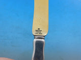 Lap Over Edge Acid Etched by Tiffany Sterling Dessert Knife GW HHAS w/ Branch