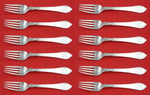 Continental by Georg Jensen Sterling Silver Dinner Fork Set of 12 pcs 7 1/4"