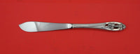 Silver Iris by International Sterling Silver Master Butter hollow handle 7"