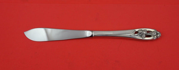 Silver Iris by International Sterling Silver Master Butter hollow handle 7"