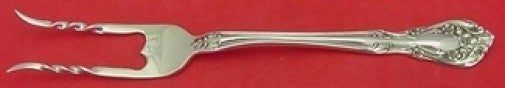 Chateau Rose by Alvin Sterling Silver Baked Potato Fork 7 1/2" Custom