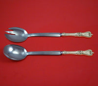 Old Colonial by Towle Sterling Silver Salad Serving Set Modern Custom 10 1/2"