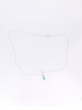 14k Gold Pendant with Genuine Natural .54ct Emeralds and .11ct Diamonds (#J646)