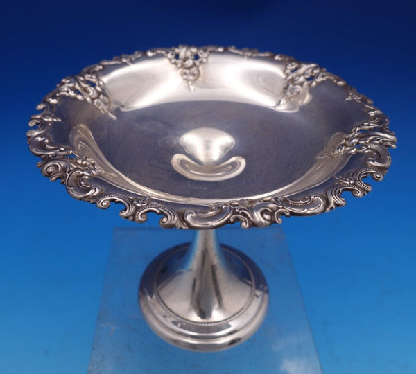 Grande Baroque by Wallace Sterling Silver Compote Raised 5 1/4" x 6" (#8321)