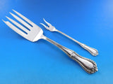 Georgian Bead by Frank Whiting Sterling Silver Flatware Set 8 Service 52 pc Rare