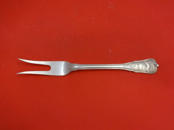 Rosenborg by Georg Jensen Silverplate Cold Meat Fork 2-Tine 8 1/8"