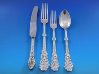 Tang AKA Seaweed Danish 830 Silver Flatware Set Modern 93 pieces Mathiesen