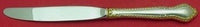 English Georgian Gold by Lunt Sterling Silver Regular Knife 9 1/4" Flatware