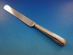 Fiddle Thread by James Robinson Sterling Silver Dinner Knife blunt 10 3/8""
