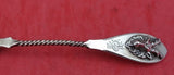 Saxon Stag by Gorham Sterling Silver Ice Cream Spoon Twisted w/ Monogram 6 1/8"
