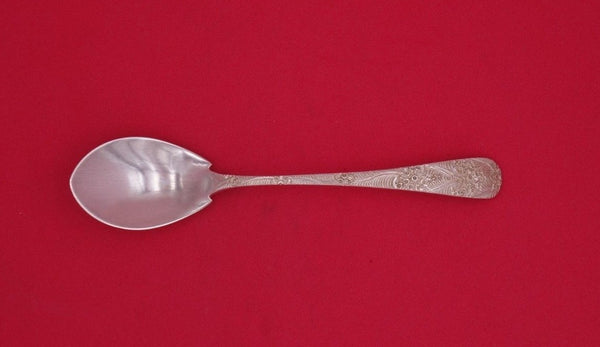 Antique Engraved by Tiffany and Co Sterling Silver Ice Cream Spoon 6"
