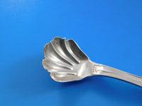 Dew Drop by Shiebler Sterling Silver Master Salt Spoon Shell Bowl 4" Antique