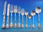 Marechal Niel by Durgin Sterling Silver Flatware Set Service 125 pieces Dinner