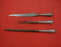 Louis XV by Roden Canadian Sterling Silver Steak Carving Set 3pc HH WS Heirloom