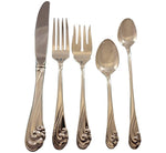 Dancing Surf by Kirk Sterling Silver Flatware Set for 8 Service 40 pieces