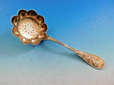 Japanese by Tiffany and Co Sterling Silver Sugar Sifter Light Vermeil 7"