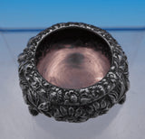 Rose by Stieff Sterling Silver Salt Dip GW Interior #12 with Salt Spoon (#8932)