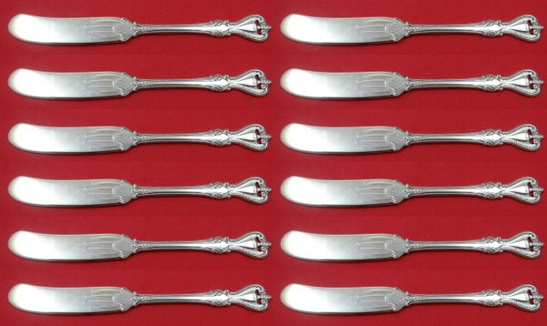 Old Colonial by Towle Sterling Silver Butter Spreader flat handle Set 12 pieces