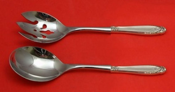 Prelude by International Sterling Silver Salad Serving Set Pierced Custom