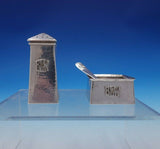 Lebolt #1 Sterling Silver Salt Dip and Pepper Set #845 2.4 ozt. TW (#4932)