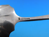 Arlington by Towle Sterling Silver Preserve Spoon Bright-cut Daisy bouquet 6 3/4